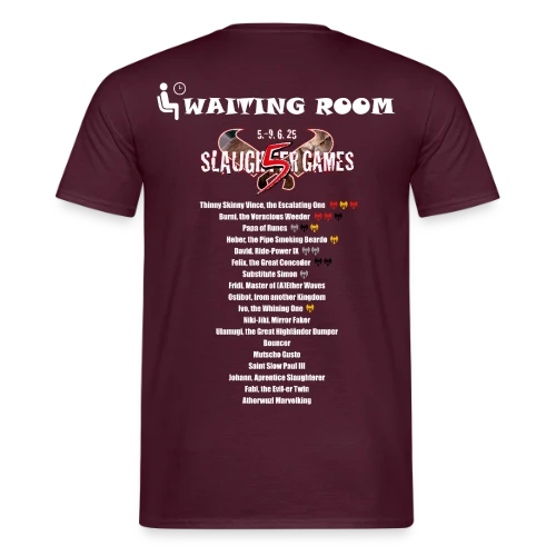 SG5 Shirt hinten – Waiting Room
